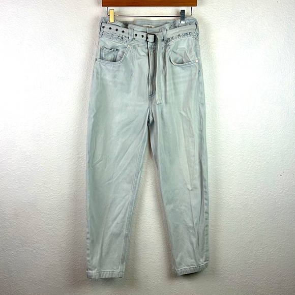 Agolde Riya Tappered paper bag high waist baggy jeans Size 27 - Picture 5 of 10